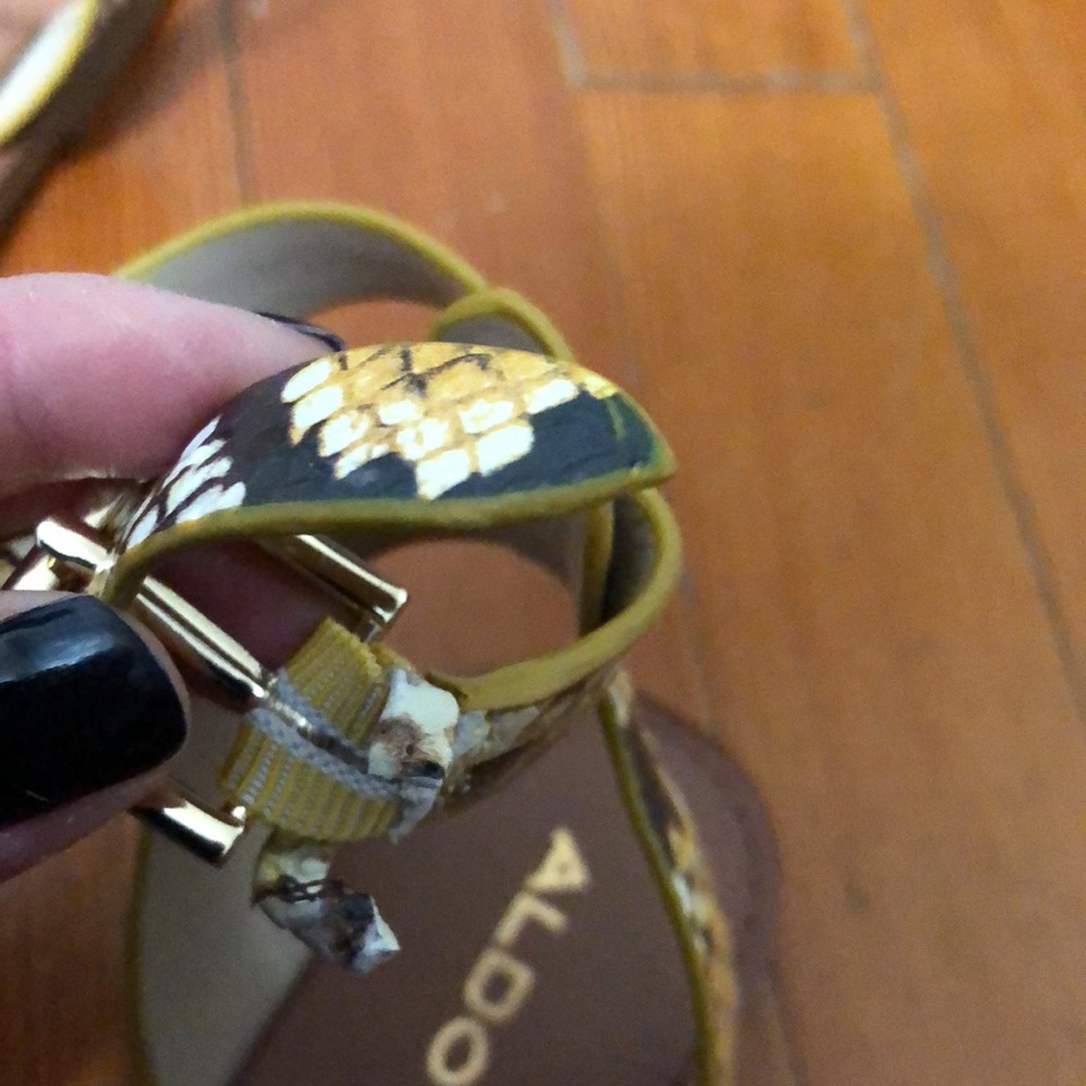Brand new in box snakes skin sandals - Picture 5 of 8
